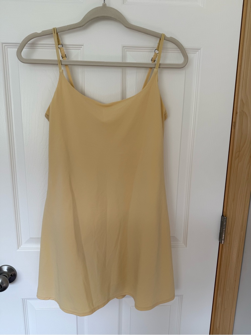 Abercrombie Butter Yellow Exercise Dress with Built-In Shorts | Size S